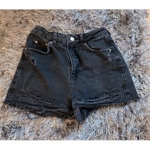 Top Shop Mom Jean Shorts